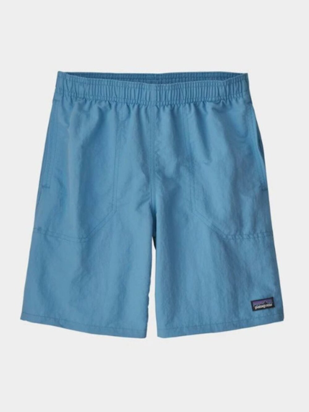 Patagonia Kids Lined Baggies Shorts 5" Size S Lago Blue